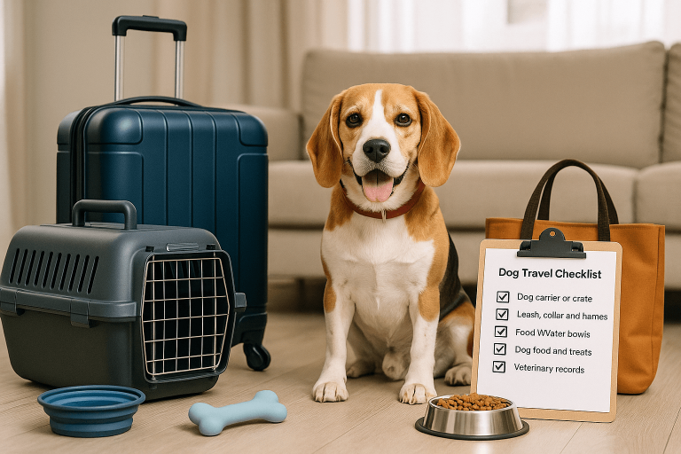 Dog travel checklist
