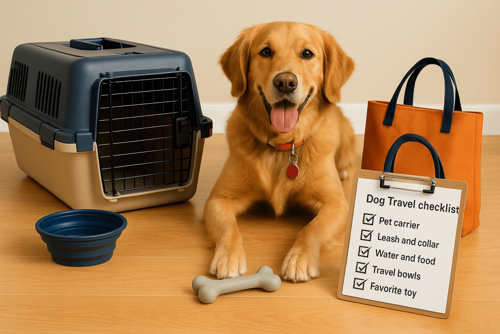 dog travel checklist