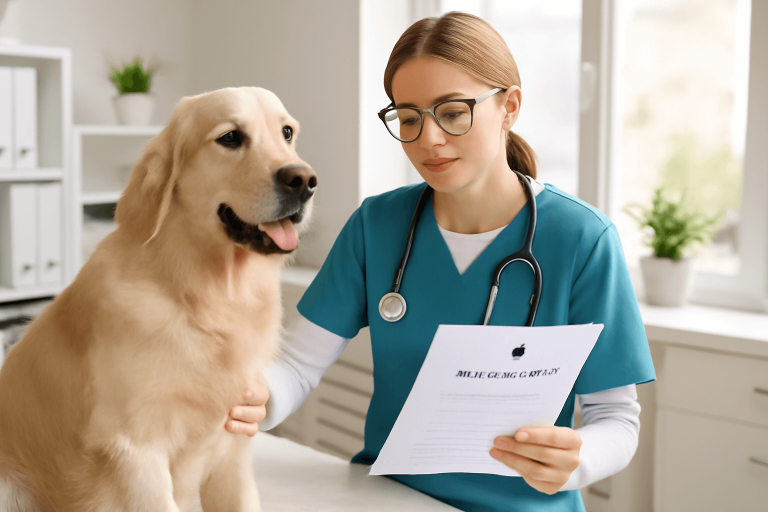 pet medical certificate