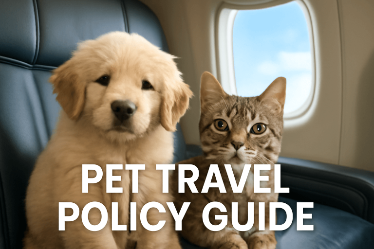 pet travel policy guide